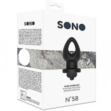 Shots Sono Anal Vibrator №58, черный