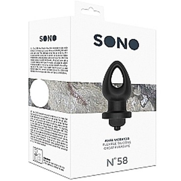 Shots Sono Anal Vibrator №58, черный