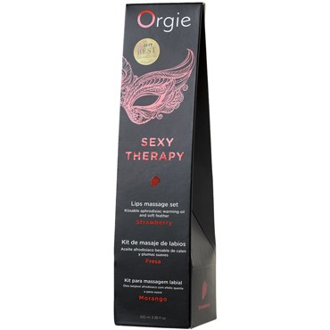 Orgie Sexy Therapy Flavored Massage Oil Strawberry, 100 мл