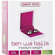 Shots Toys Ben Wa Balls Medium Weight, серебристые