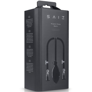 Saiz Nipple Pump Basic, прозрачный/черный