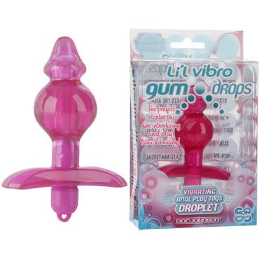 Doc Johnson Lil Vibro Gumdrops Droplet, розовая