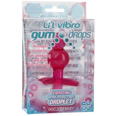 Doc Johnson Lil Vibro Gumdrops Droplet, розовая