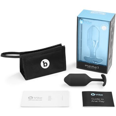 B-Vibe Snug Plug 3, черная