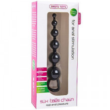 Shots Toys Six Balls Chain, черный