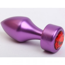 4sexdream Анальная пробка в форме пули, фиолетовая