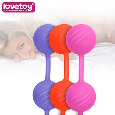 LoveToy Kegel Ball, фиолетовые