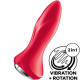 Satisfyer Rotator Plug 1+, красная