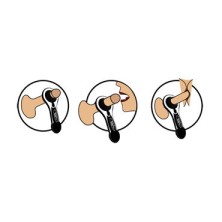 Monkey Spanker Duo, черный