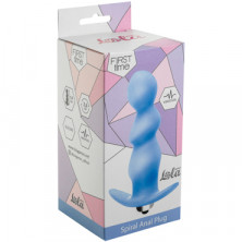 Lola Spiral Anal Plug, синяя