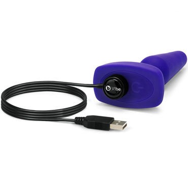 B-Vibe Trio Plug, фиолетовая