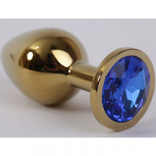 4sexdream Анальная ювелирка M, золотой/синий