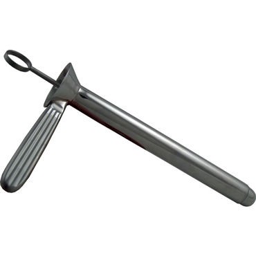 Mister B Anusscope Extra Long, серебристый