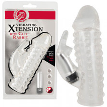 You2Toys Vibrating Xtension with Clit-Rabbit, прозрачная
