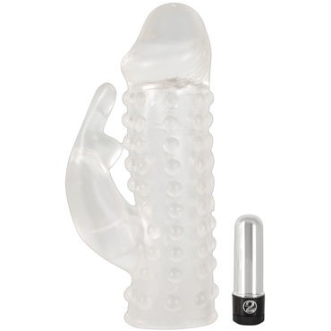 You2Toys Vibrating Xtension with Clit-Rabbit, прозрачная