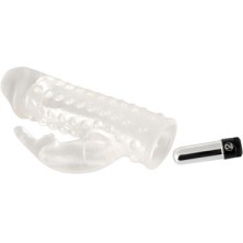 You2Toys Vibrating Xtension with Clit-Rabbit, прозрачная