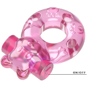 Baile Ring Pink Bear, розовое
