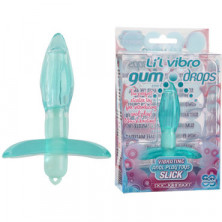 Doc Johnson Lil Vibro Gumdrops Slick, голубая