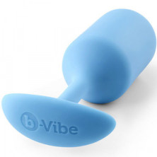 B-Vibe Snug Plug 3, голубая