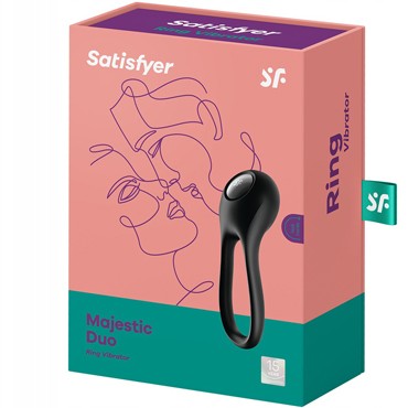 Satisfyer Majestic Duo, черное