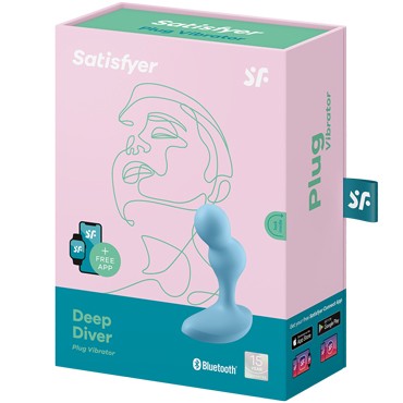 Satisfyer Deep Diver, голубой
