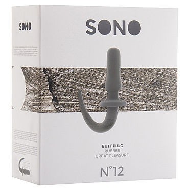 Shots Toys Sono Butt Plug №12, серая