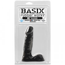 Pipedream Basix Rubber Works 15 см черный