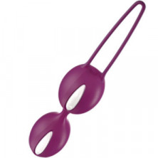 Fun Factory Smartballs Duo, фиолетово-белые