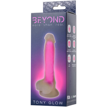 Toyfa Beyond Tony Glow, прозрачно-розовый