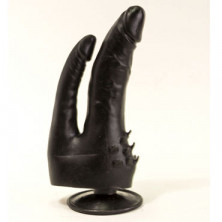 Биоклон Анально-вагинальный фаллоимитатор, черный