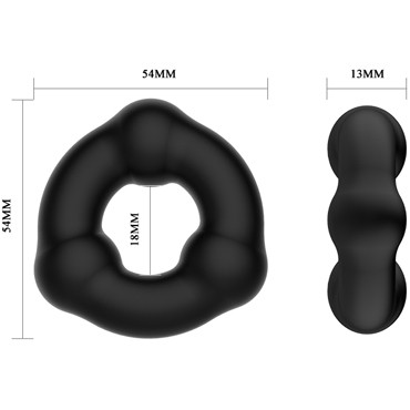 Baile Crazy Bull Super Soft Slilicon, черное