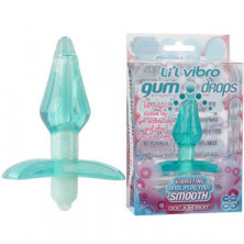 Doc Johnson Lil Vibro Gumdrops Smooth, голубая