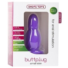 Shots Toys Small Buttplug, фиолетовый