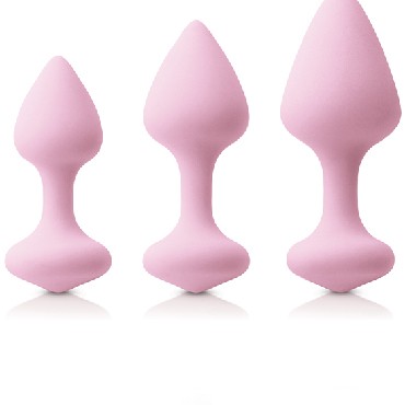 NS Novelties Inya Triple Kiss Trainer Kit, светло-розовый