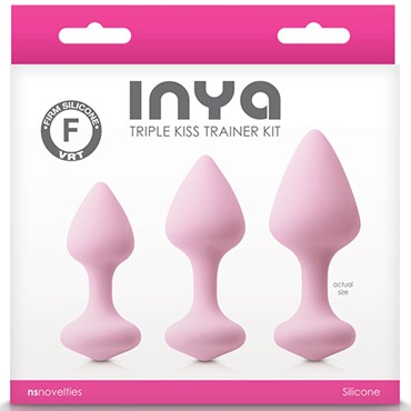 NS Novelties Inya Triple Kiss Trainer Kit, светло-розовый