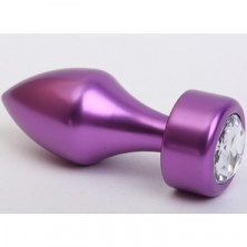 4sexdream Анальная пробка в форме пули, фиолетовая