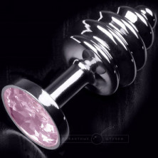 Пикантные штучки Маленькая витая пробка, серебристая