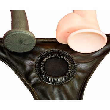 Биоклон Harness (S) Woman - Cuba 6,7", черный/телесный