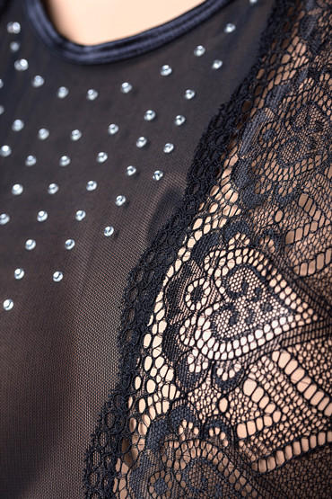 Candy Girl Платье с открытой спиной, чёрное