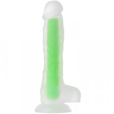 Toyfa Beyond Dick Glow, прозрачно-зеленый