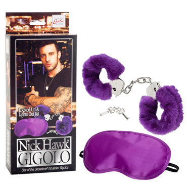 California Exotic Nick Hawk Gigolo Locked Up&Lights Out Kit