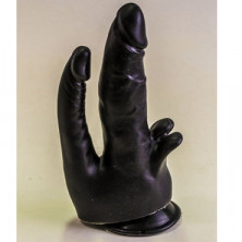 Биоклон Анально-вагинальный фаллоимитатор, черный
