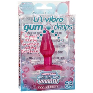 Doc Johnson Lil Vibro Gumdrops Smooth, розовая