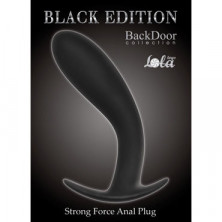 Lola Toys Strong Force Anal Plug, черный