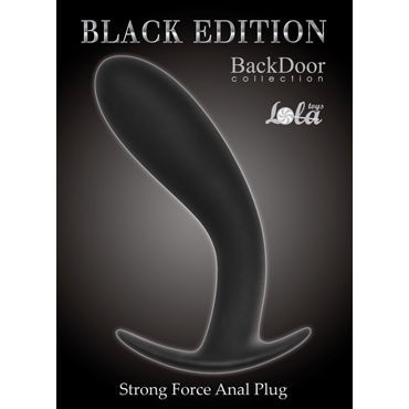 Lola Toys Strong Force Anal Plug, черный